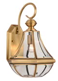 Miniatyrbillede 1 af 2: Udendørs kobber væglampe, elegant design, E27 LED lyskilde,LED lyskilde, L