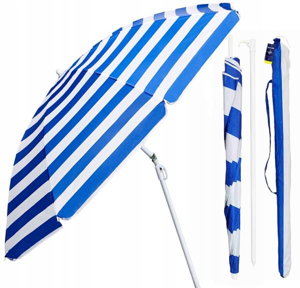 STRIPES FOLDING PARASOL CLASSIC LARGE XXL