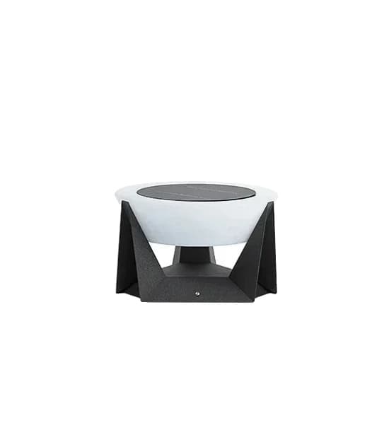 Aurinkoinen Ulkovalo, Moderni Muotoilu, Vesitiivis IP65,D28cm-Solar, Kolmivärinen himmennys