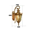 Miniatyrbillede 2 af 2: Udendørs Væglampe, Elegant Design, Vandtæt Vurdering IP44,Kobber, LED-pære