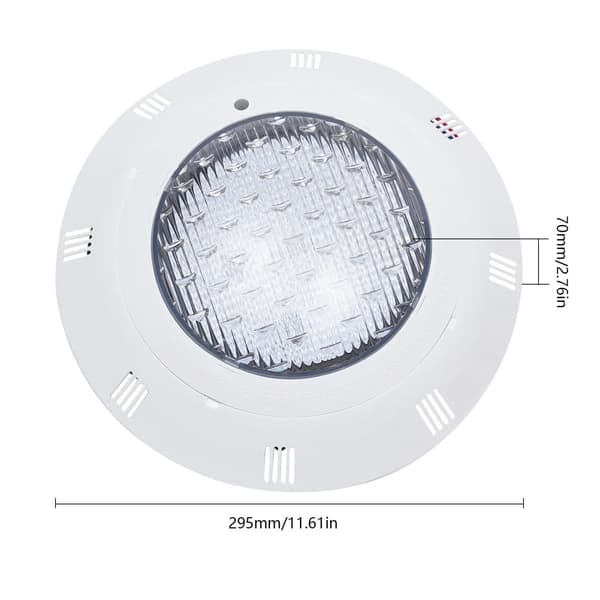 LED Underwater Pool Light, 11 Farvemodes, IP68 Vandtæt,ændrebar