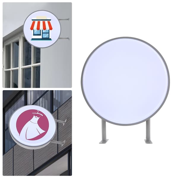 LED Lysboks, Dobbelt-Sidet Design, Vandtæt Konstruktion,HVID