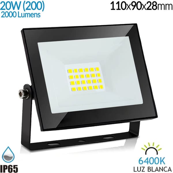 LED Vägglampa, 80W Effekt, 6400K Färgtemperatur,20W(220W) 6400k 110x90x28mm, 4 PAs ++ Billig