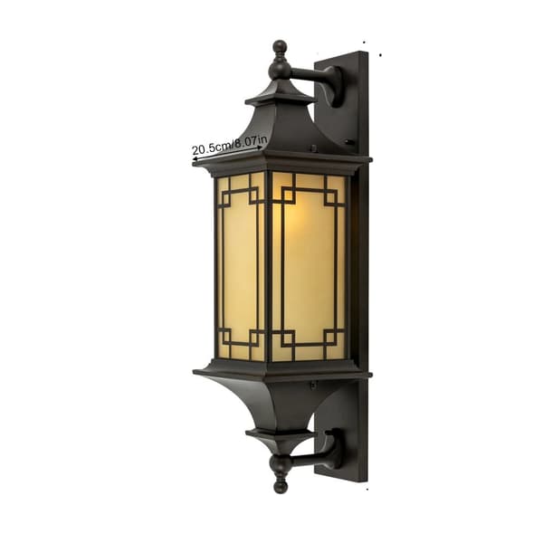 Udendørs Væglampe, Retro Design, Vandtæt IP55,Brun