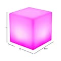 Miniatyrbillede 1 af 2: Lys Cube, LED Cube, Farveskiftende, Dæmpbar,Som vist