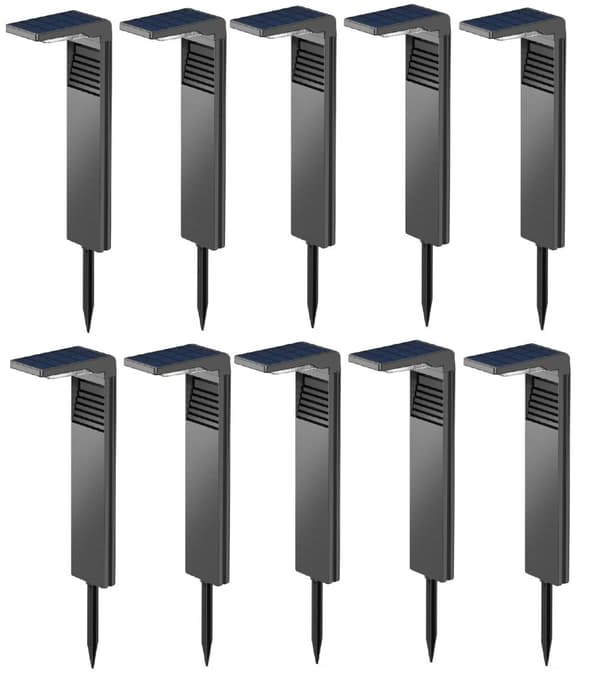 Aurinkopuutarhavalot, lämmin valkoinen, vedenkestävä IP64,10kpl