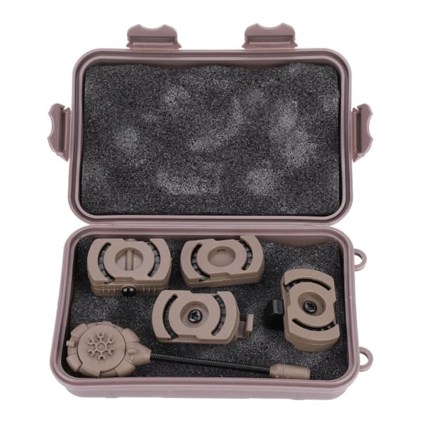 Hjelmelygte, sandfarvet, 1 LED-design, holdbart materiale,sort