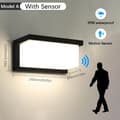 Miniatyrbillede 2 af 2: LED Væglampe, Bevægelsessensor, Vandtæt IP55, Energi Effektiv,Model A, Varm Hvid