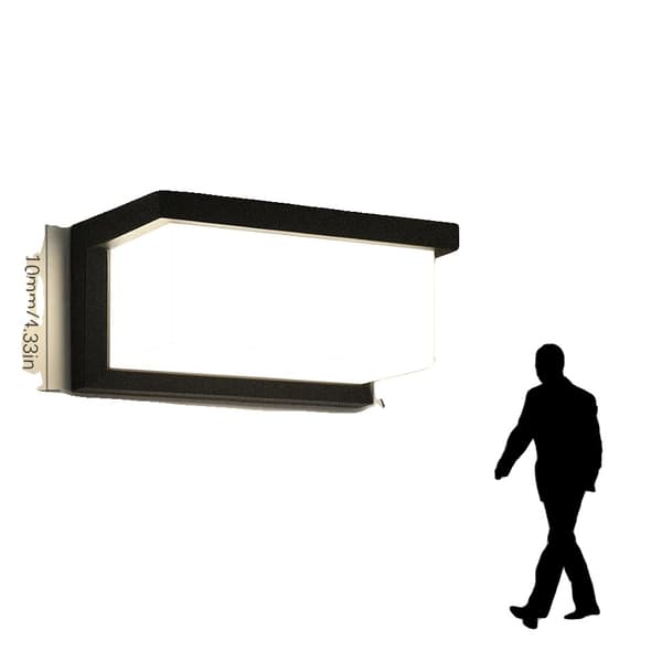 LED Væglampe, Bevægelsessensor, Vandtæt IP55, Energi Effektiv,Model A, Varm Hvid