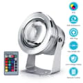 Miniatyrbillede 2 af 4: RGB Underwater Light Fountain, Samling Installation, Vandtæt IP66, Aluminium Krop,EU stik