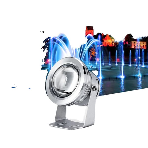 RGB Underwater Light Fountain, Samling Installation, Vandtæt IP66, Aluminium Krop,EU stik