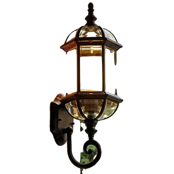 Guld Vintage Væglampe, Vandtæt Design, Stilfuld Retro Æstetik, Alsidige To Installationsmetoder