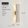 Miniatyrbild 2 av 2: Utomhusvägglampa, Elegant Stendesign, Energibesparande LED,35cm-A-a
