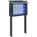 Miniatyrbillede 1 af 2: Udendørs myggebelysning, 25W effekt, stilfuldt design,LILLA, sort