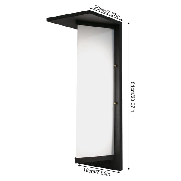 Væglamper, Sconces, Vandtætte IP55, Moderne Design, Ledningsført Elektrisk,sort