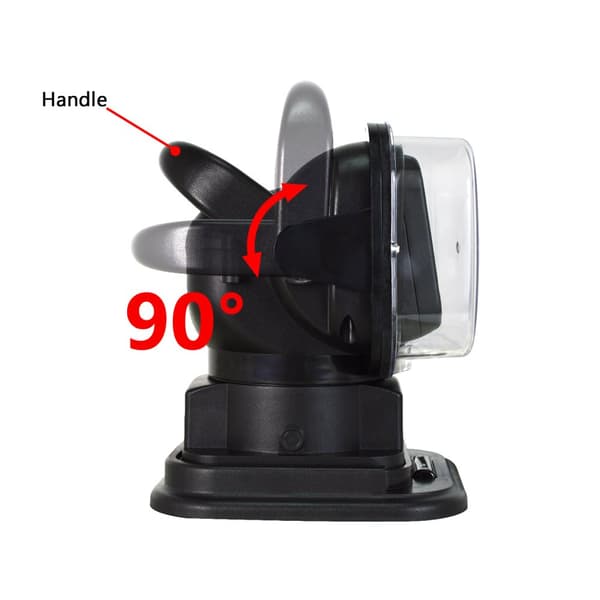 LED Fjernbetjent Søgelygte, 50W Lysstyrke, 360-Graders Rotation,1STK