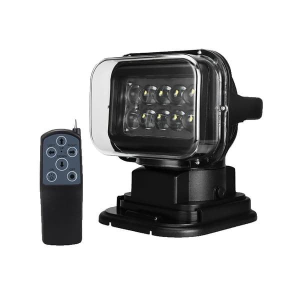 LED Fjernbetjent Søgelygte, 50W Lysstyrke, 360-Graders Rotation,1STK