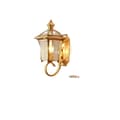 Miniatyrbillede 1 af 2: Udendørs kobber væglampe, elegant design, E27 LED lyskilde,LED lyskilde, E