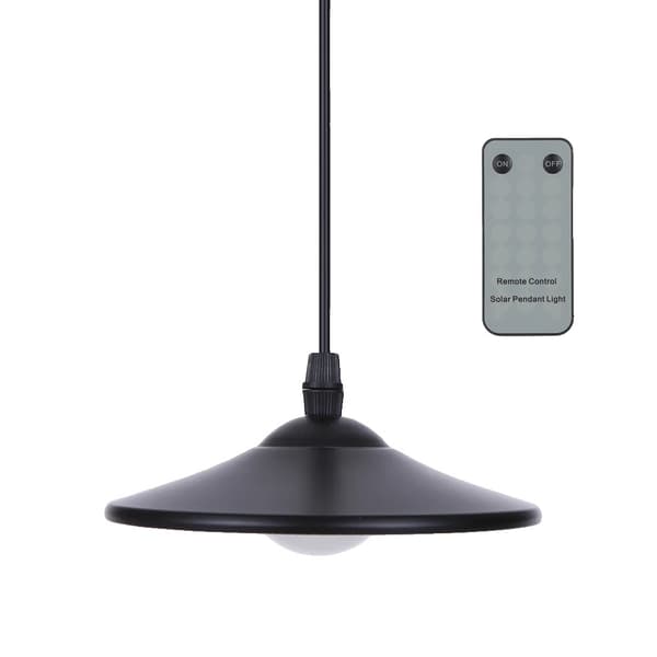 Udendørs hængende solcelledrevet pendellampe, 4 LED-lys, rustfrit stål, IP44,Udendørs lampe