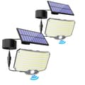 Miniatyrbillede 1 af 2: Solarlampe, 234 LED'er, bevægelsessensor, 3 lysindstillinger,2STK