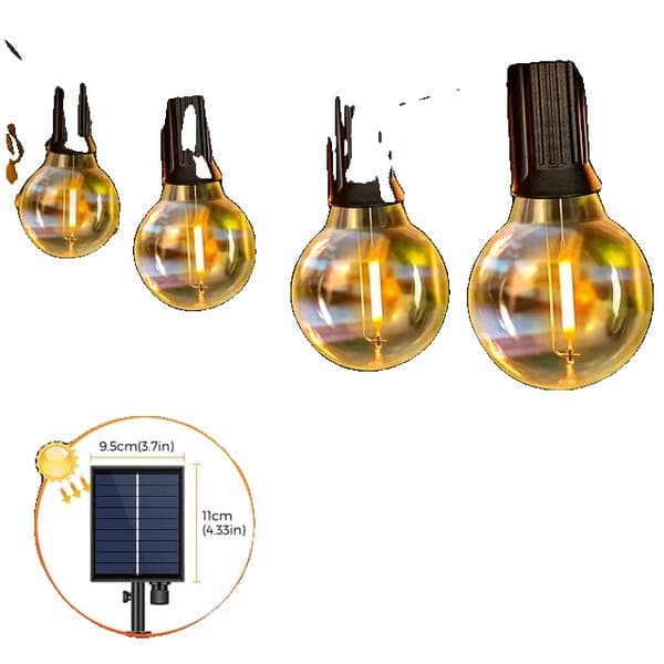 Aurinkokäyttöiset valosarjat, aurinko- ja USB-virtalähteellä, vedenkestävät, 10M 21 lamppua