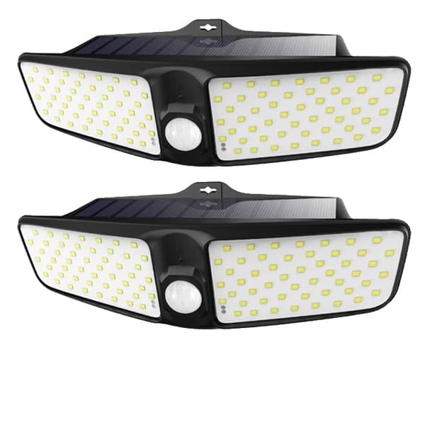 Aurinkoenergialla toimiva katuvalo, 100LED PIR-liiketunnistin, auringonvalvonnan ohjaus, SL2100X2