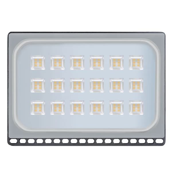 LED Flomlys, 100W Effekt, Vandtæt IP65,3STK, Varm hvid