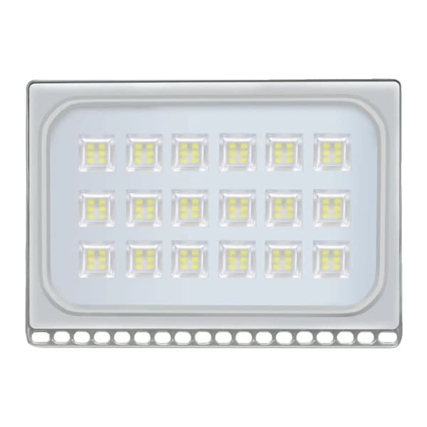 LED Flomlys, 100W Effekt, Vandtæt IP65,4STK, Kold hvid