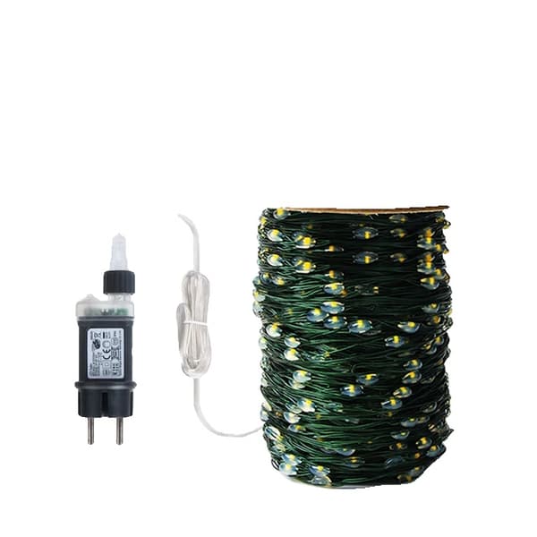 LED-strängfairy-lampor, fjärrkontroll, utomhusdekoration, 120M, Varmvit