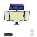 Miniatyrbillede 1 af 2: Udendørs solvæglys, 328 LED, fjernbetjening, IP65 vandtæt,kold, 6stk
