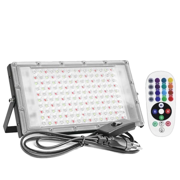 LED RGB Flodljus, Vattentålig IP65, Fjärrkontroll,220V, 150W