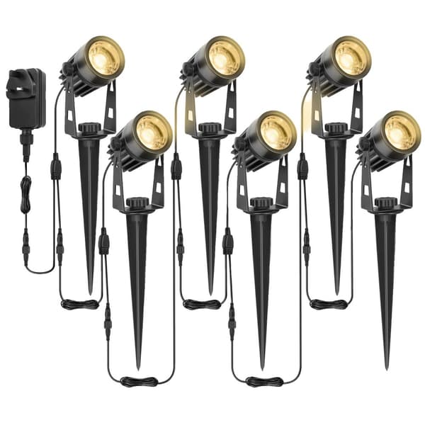 Ulkospotlight, 1680 lumenia, IP65 vesitiivis, AC-virransyöttö,Lämmin valkoinen
