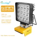 Miniatyrbillede 2 af 2: Arbejdslampe, Høj Lysstyrke, Bærbart Design,Til DW 18V 20V