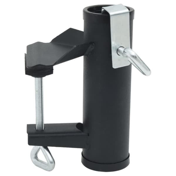 The Living Store parasolbeslag til altan 2 stk. 35-38 mm stål -  Parasoller & solafskærmning – tilbehør