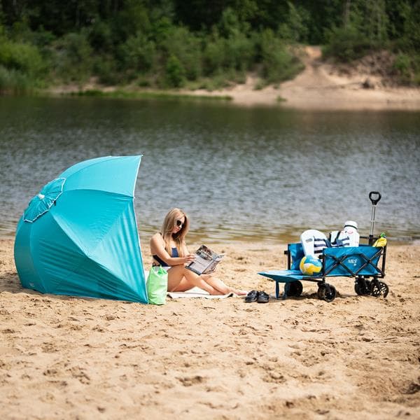 NC7822 TURKIS STRANDPARAPLY XL 220 CM NILS