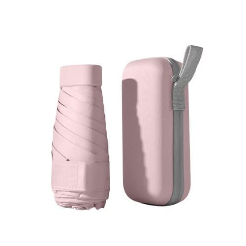 Lollanda Ultralight and Portable Mini Umbrella – 6-kertainen kapselisateenvarjo, UV-suoja, auringolle ja sateelle
