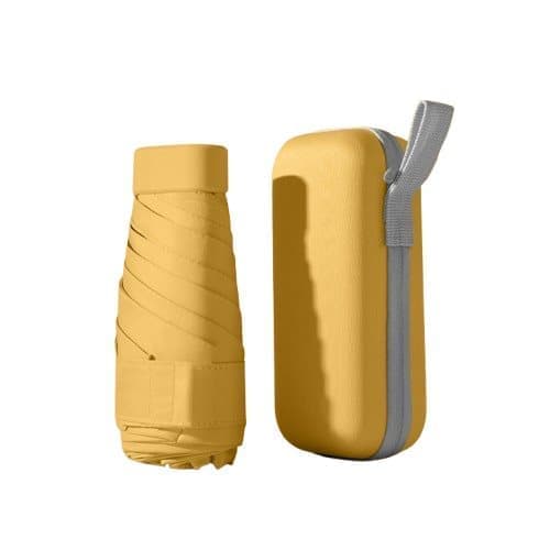 Lollanda Ultralight and Portable Mini Umbrella – 6-kertainen kapselisateenvarjo, UV-suoja, auringolle ja sateelle