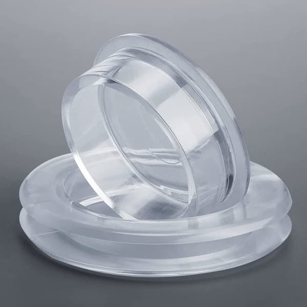 Lollanda 4-pack transparent silikon bordparaplyhålring – Paraply Hål Ring och Keps för trädgård och uteplats