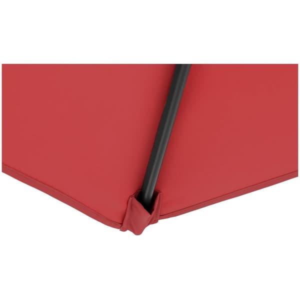 Uniprodo Trädgårdsparasoll - bordeaux - fyrkantigt - 250 x 250 cm - kan lutas