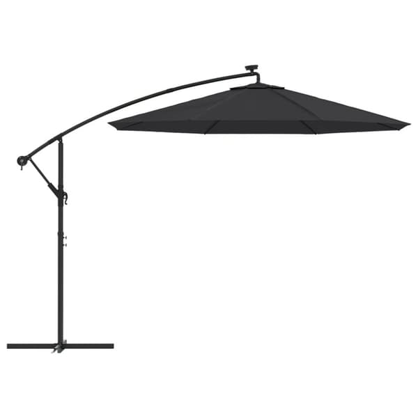 vidaXL parasoldug til hængeparasol 300 cm sort - Parasoller & solafskærmning – stof