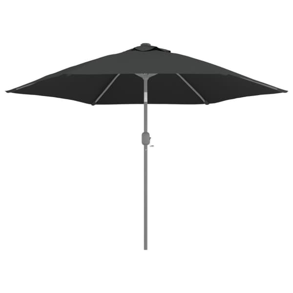 vidaXL udskiftningsdug til parasol 300 cm antracitgrå -  Parasoller & solafskærmning – stof