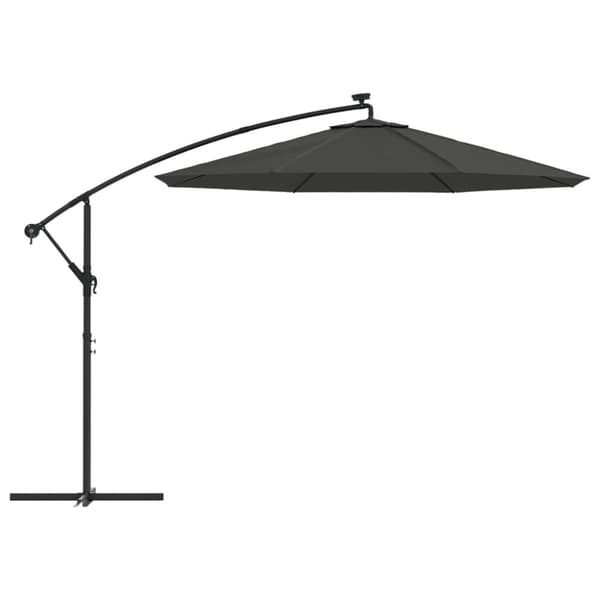 The Living Store parasoldug til hængeparasol 350 cm antracitgrå - Parasoller & solafskærmning – stof