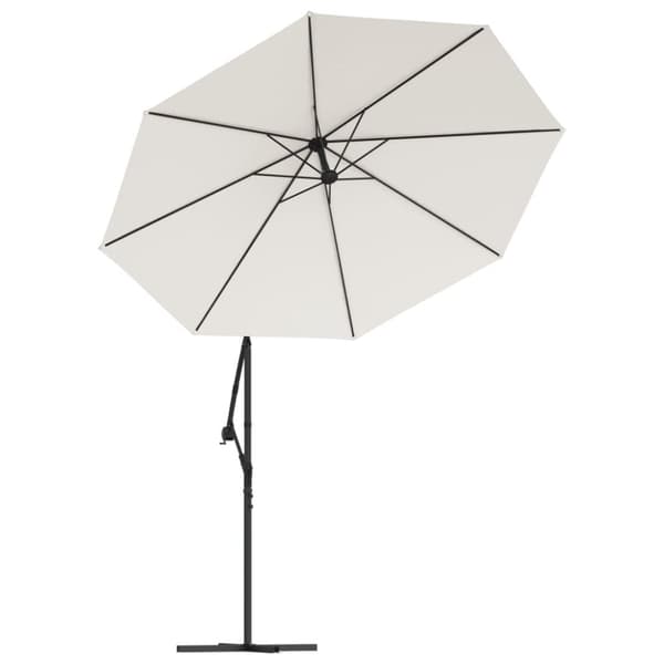 The Living Store Aurinkovarjon vaihtokangas hiekanvalkoinen 350 cm - Päivän- & aurinkovarjokankaat