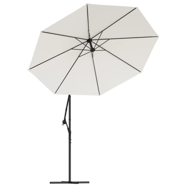 The Living Store erstatningsdug til hængeparasol 300 cm sandfarvet -  Parasoller & solafskærmning – stof