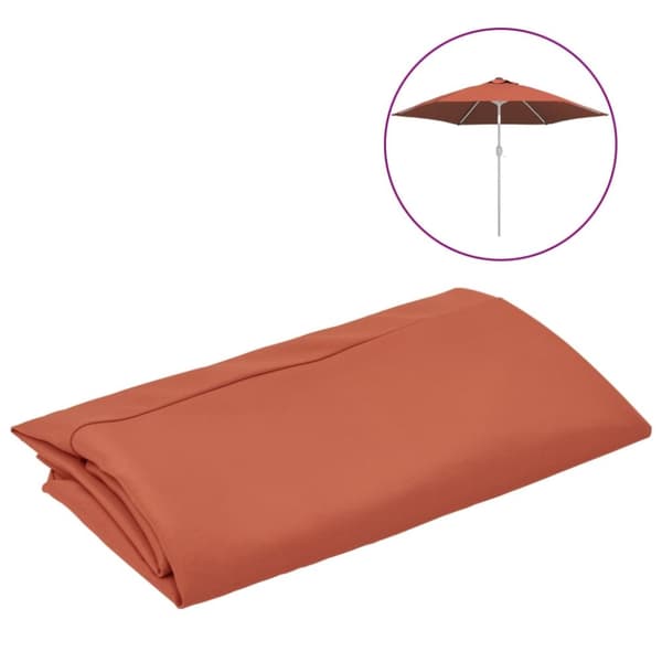 Aurinkovarjon vaihtokangas terrakotta 300 cm - Vaihtokangas - Vaihtokankaat - Home & Living