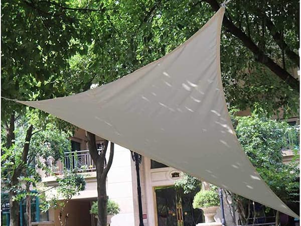 Solsegel / Segelduk - Vattentät - 3x3x3 m