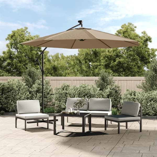 Reservtyg för frihängande parasoll taupe 350 cm
