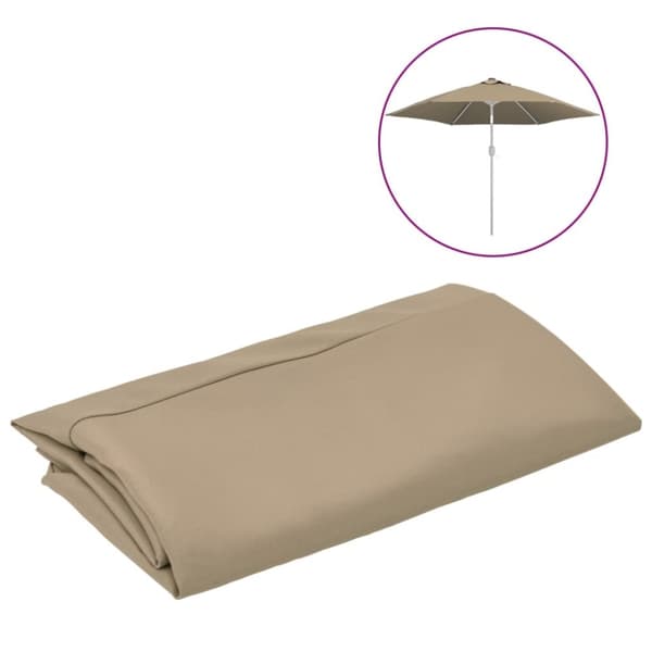 Reservtyg för parasoll taupe 300 cm
