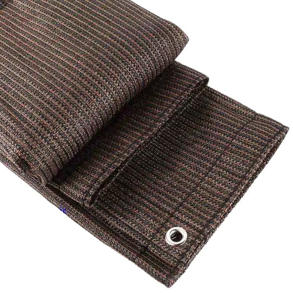 HDPE Solskyddsnät, 90~95% UV-skydd, Finns i Kaffe, Beige, Grå,3mx3m, Kaffe