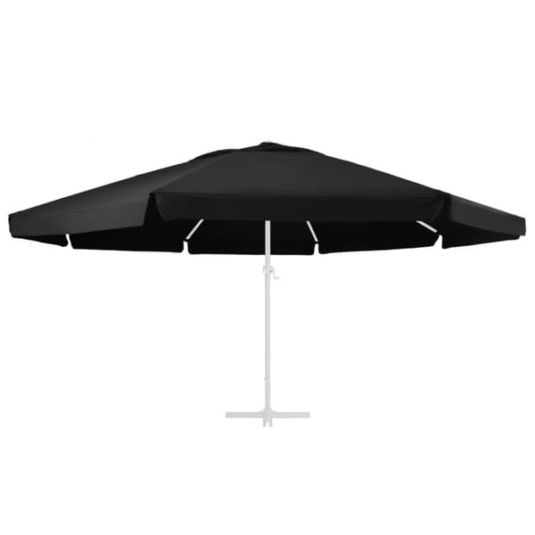 Reservtyg för parasoll svart 600 cm